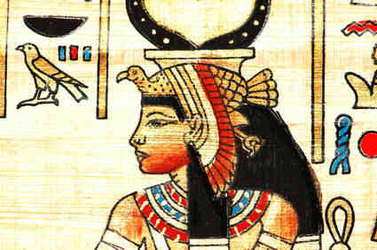 How to Frame eine ägyptische Papyrus Malerei