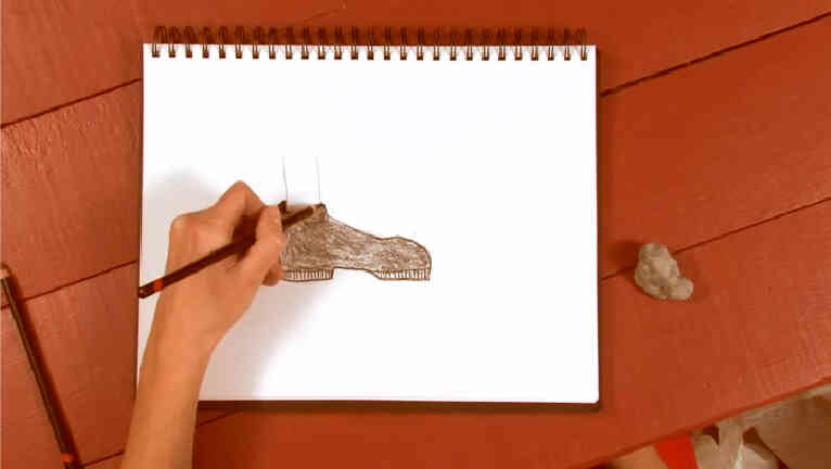  Gewusst wie: zeichnen Sie Schuhe mit Kohlestiften