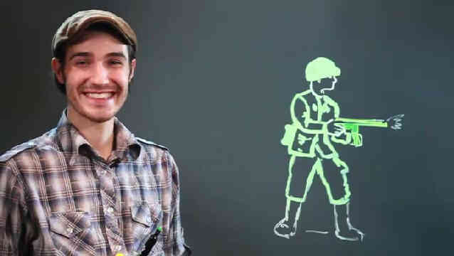  Wie ein Soldat im Kampf zu zeichnen