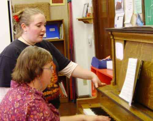 Wie zu Singen, Zusammen mit einem Klavier