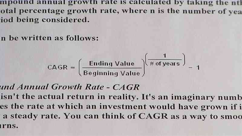  Wie man eine durchschnittlichen Wachstumsrate berechnen