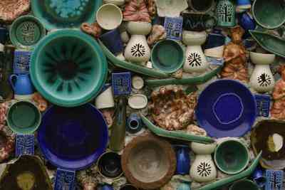 Handwerk mit Keramikpulver