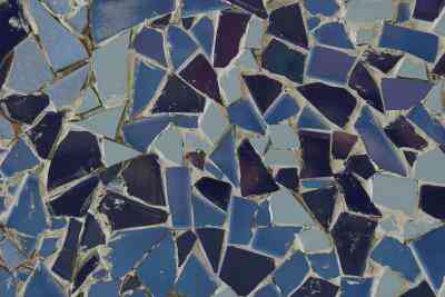 Wie man ein Mosaik Mit Zement
