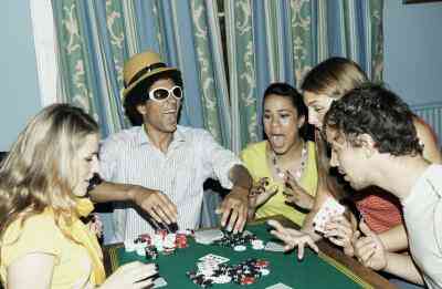 Handwerk mit Pokerchips
