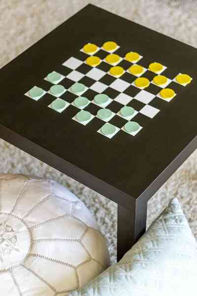 Wie zu Malen ein Schachbrett Tisch