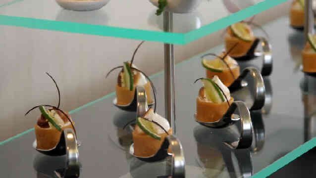 Schöne Mini-Desserts für Bridal Shower