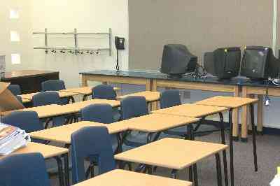 Verschiedene Arten von Sitzgelegenheiten im Klassenzimmer