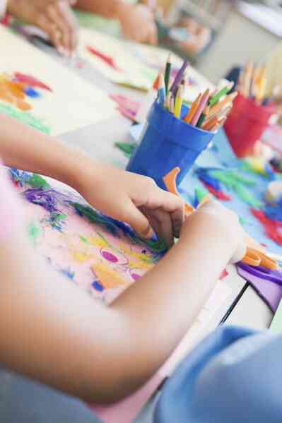 Kunst-Aktivitäten für eine "Meiner Schule" Thema