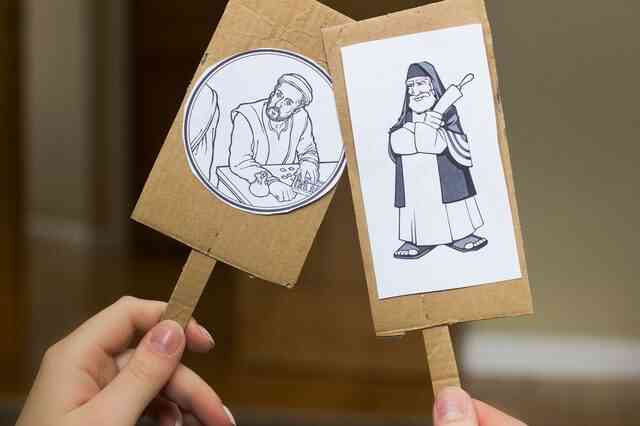 Aktivitäten für Kinder für die Pharisäer & die Zöllner
