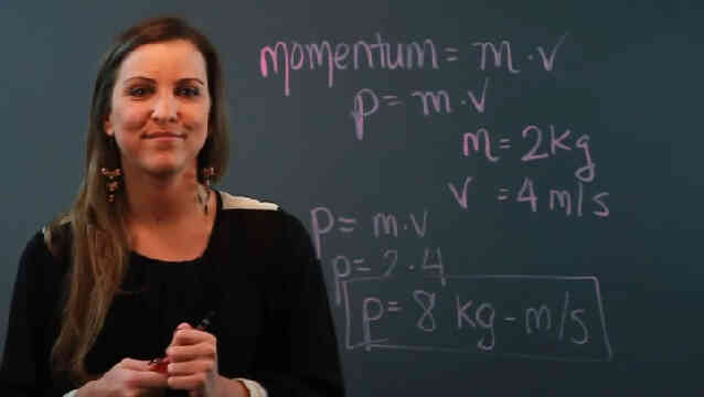 Was entsteht durch Multiplikation Masse mal Geschwindigkeit?
