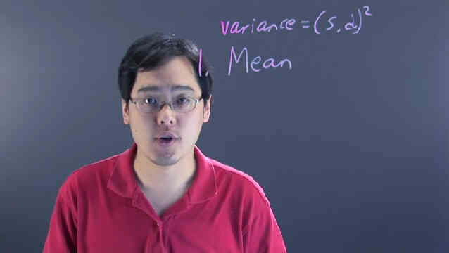 Gewusst wie: bestimmen die Varianz in mathematische Probleme