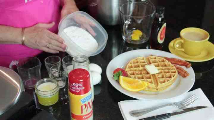 Gewusst wie: altmodisch, hausgemachte Waffeln