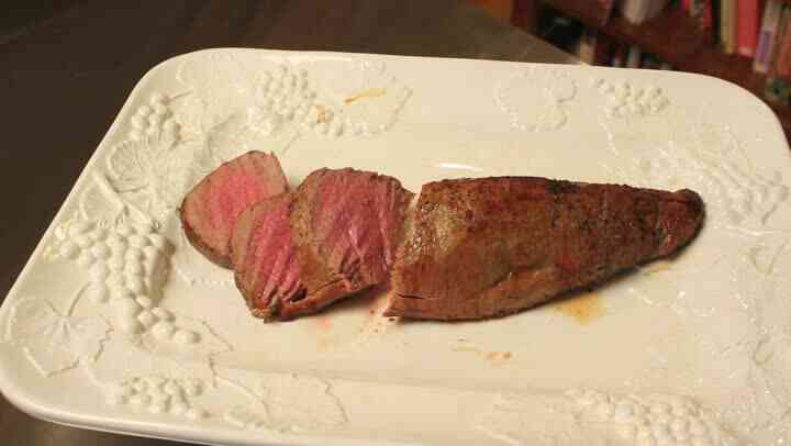 Gebackenes Rindfleisch Filet Rezept bei hoher Temperatur