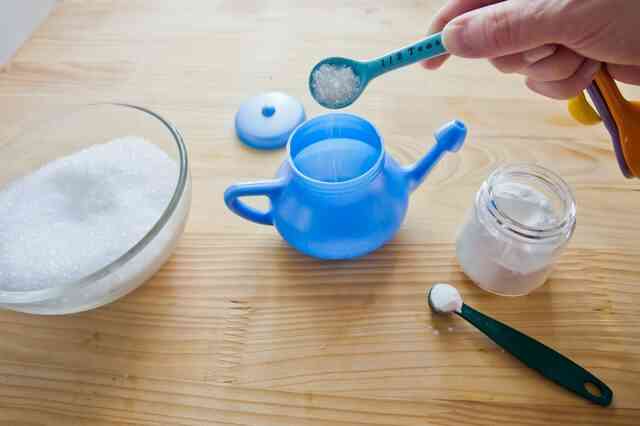 Hausgemachte L sung f r die Neti  Pot 