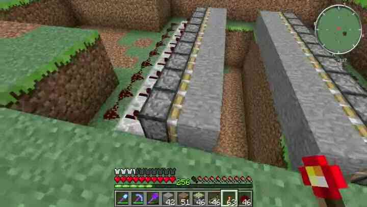 Wie erstelle ich eine Zugbrücke in Minecraft