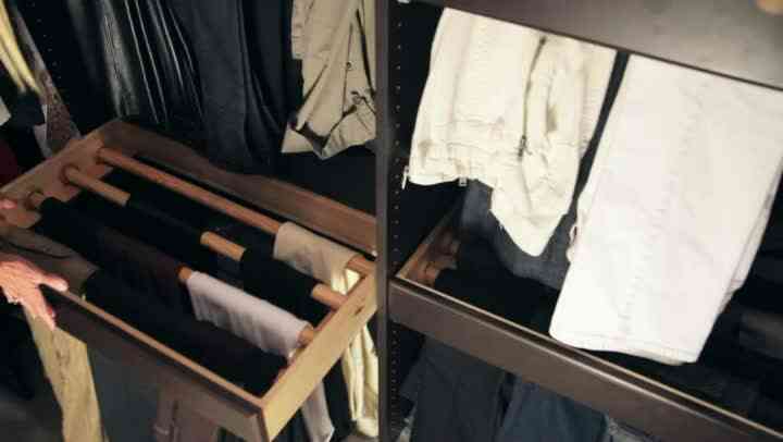 Wie erstelle ich einen Schrank Hose Rack