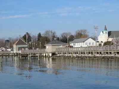Restaurants am Wasser in der Chesapeake Bay, MD
