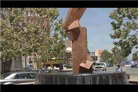 Oakland City Center: "Vitalität" Skulptur von Bruce Beasley