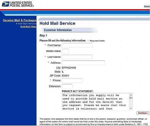 Wie Setzen Sie Ihre E-Mail-On-Hold Mit Der Post Online