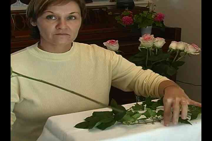 Machen eine Hochzeit Bouquet Blumenarrangement
