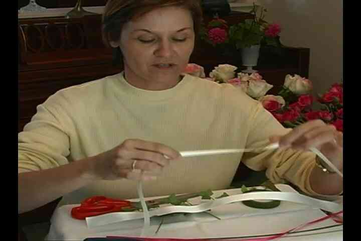 Materialien & Werkzeuge zur Herstellung von Hochzeit Blumen-Arrangements