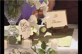 Strand-Themed Hochzeit Tischnummern