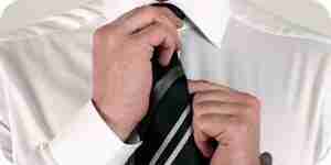 Eine Krawatte zu binden: eine Krawatte binden lernen