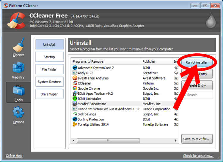 Gewusst wie: Deinstallieren Sie Mcafee SiteAdvisor